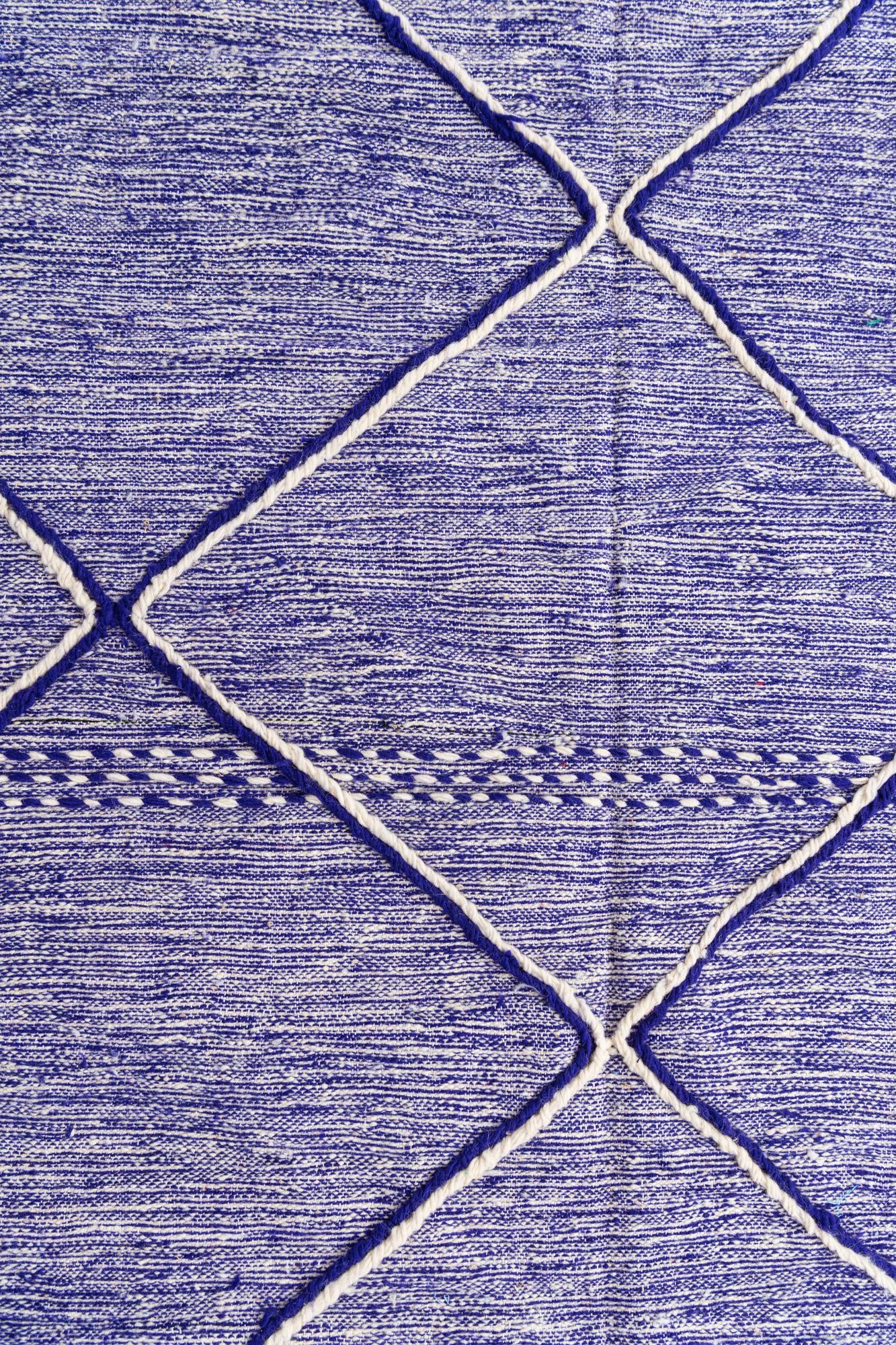 6' 3 x 10' Hand Knotted Moroccan Wool Rug