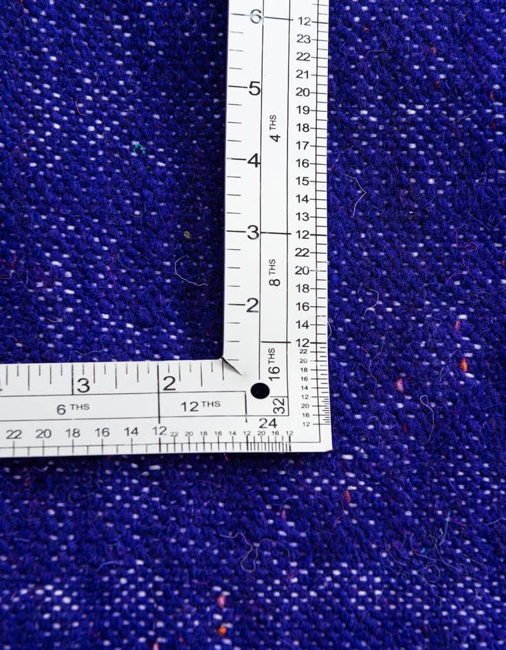 Detail image of 6' 7 x 10'  Hand Knotted Moroccan Wool Rug