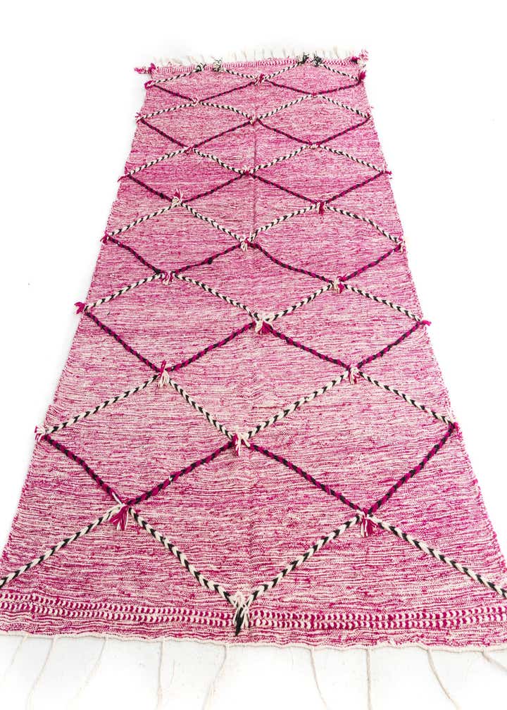 6' 2 x 9' 6 Hand Knotted Moroccan Wool Rug