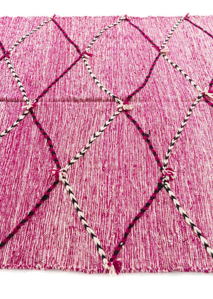 6' 2 x 9' 6 Hand Knotted Moroccan Wool Rug