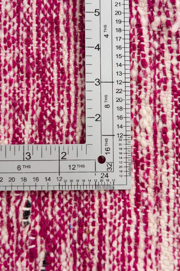 Detail image of 6' 2 x 9' 6 Hand Knotted Moroccan Wool Rug