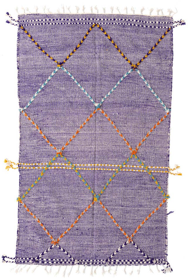 Detail image of 5' x 8' 4 Hand Knotted Moroccan Wool Rug