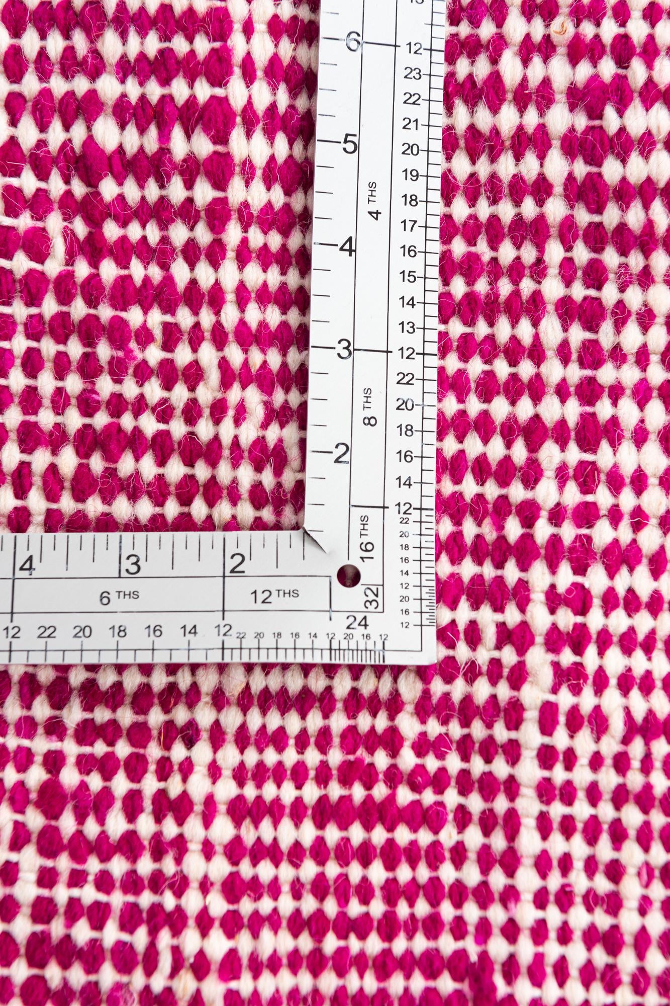 6' 6 x 10' 2 Hand Knotted Moroccan Wool Rug