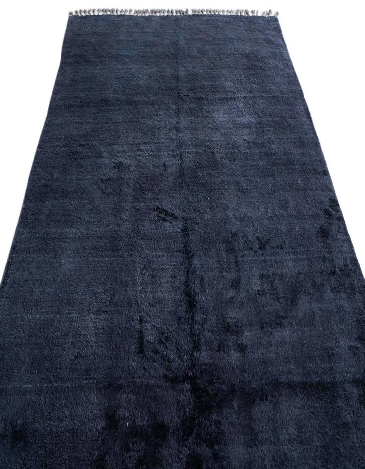 Detail image of 5' 6 x 8'  Hand Knotted Moroccan Wool Rug