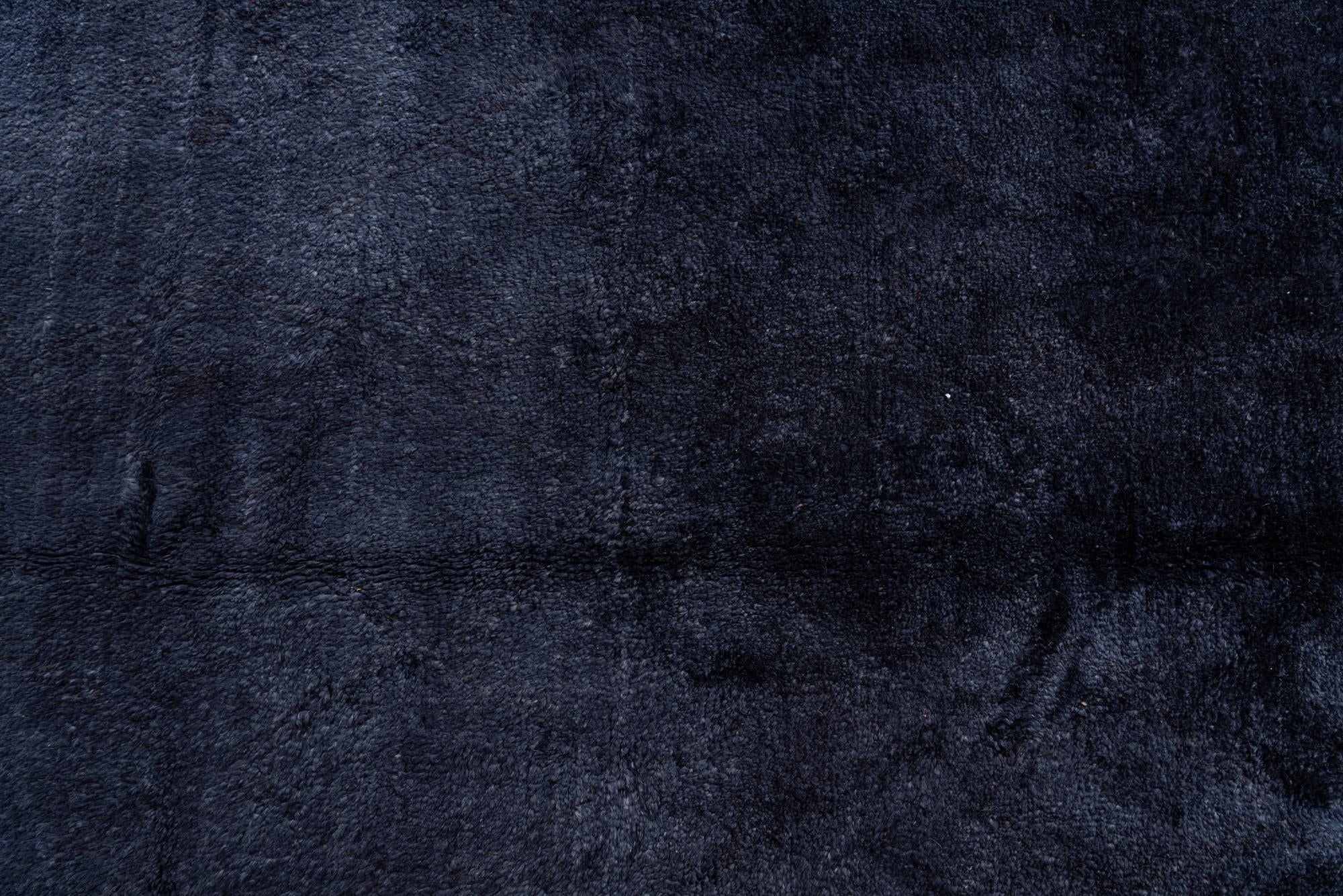 5' 6 x 8' Hand Knotted Moroccan Wool Rug