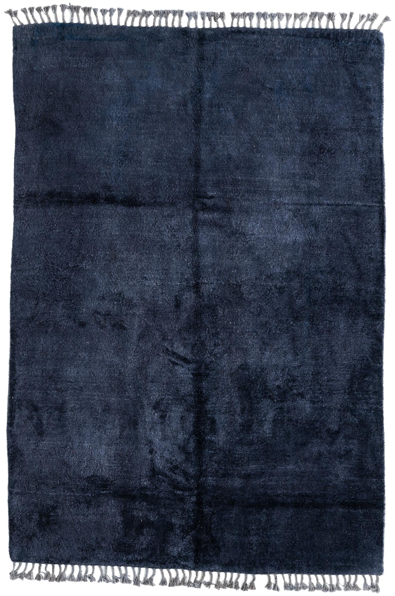 5' 6 x 8' Hand Knotted Moroccan Wool Rug