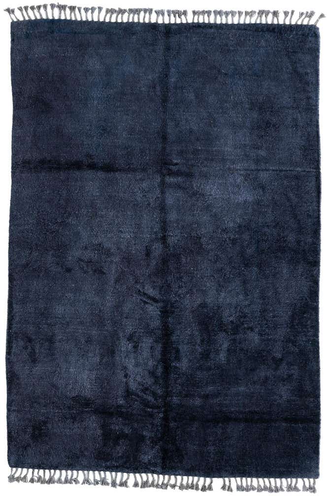 5' 6 x 8' Hand Knotted Moroccan Wool Rug