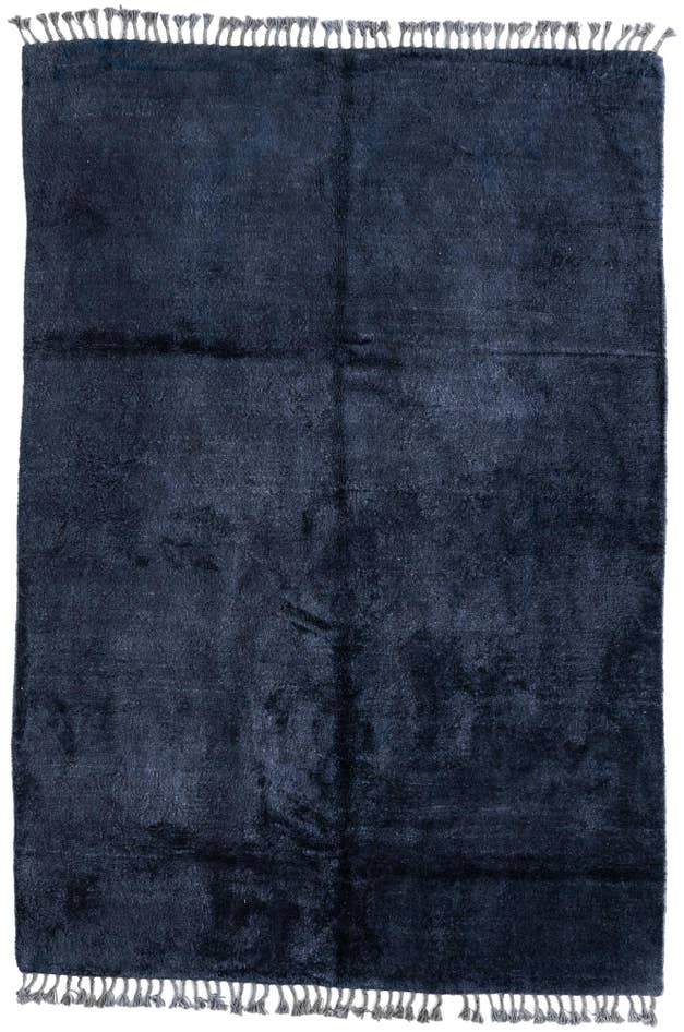 Detail image of 5' 6 x 8' Hand Knotted Moroccan Wool Rug