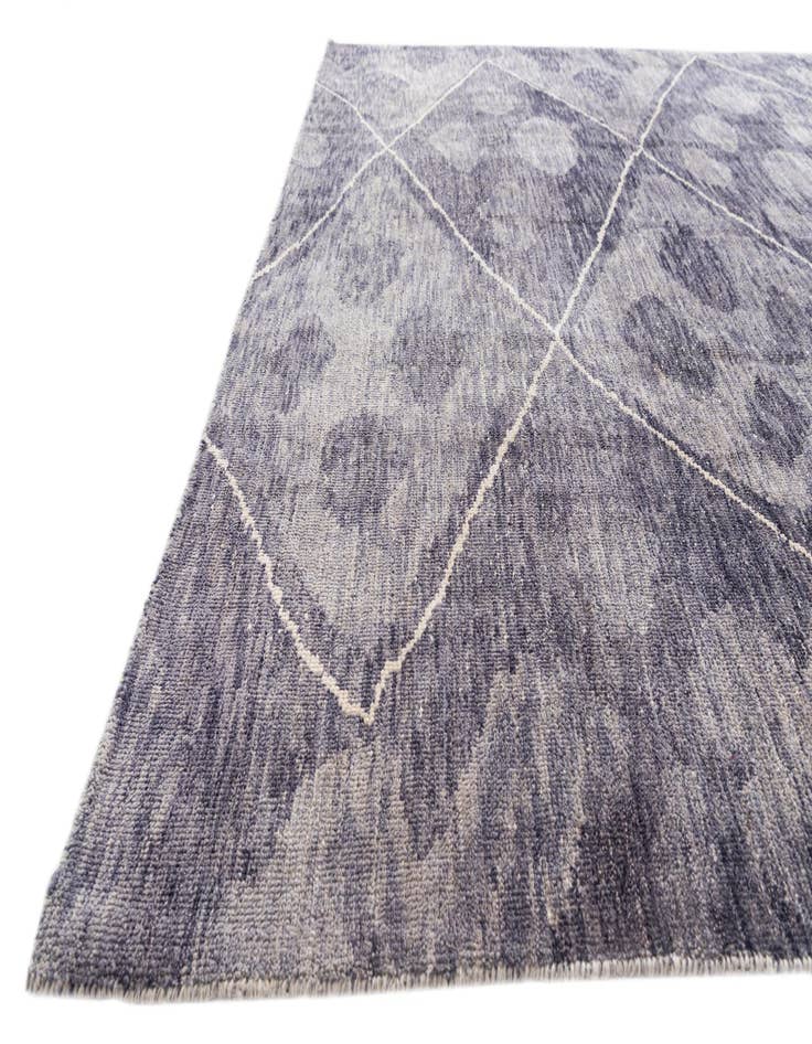 Detail image of 8' x 9' 10  Hand Knotted Moroccan Wool Rug