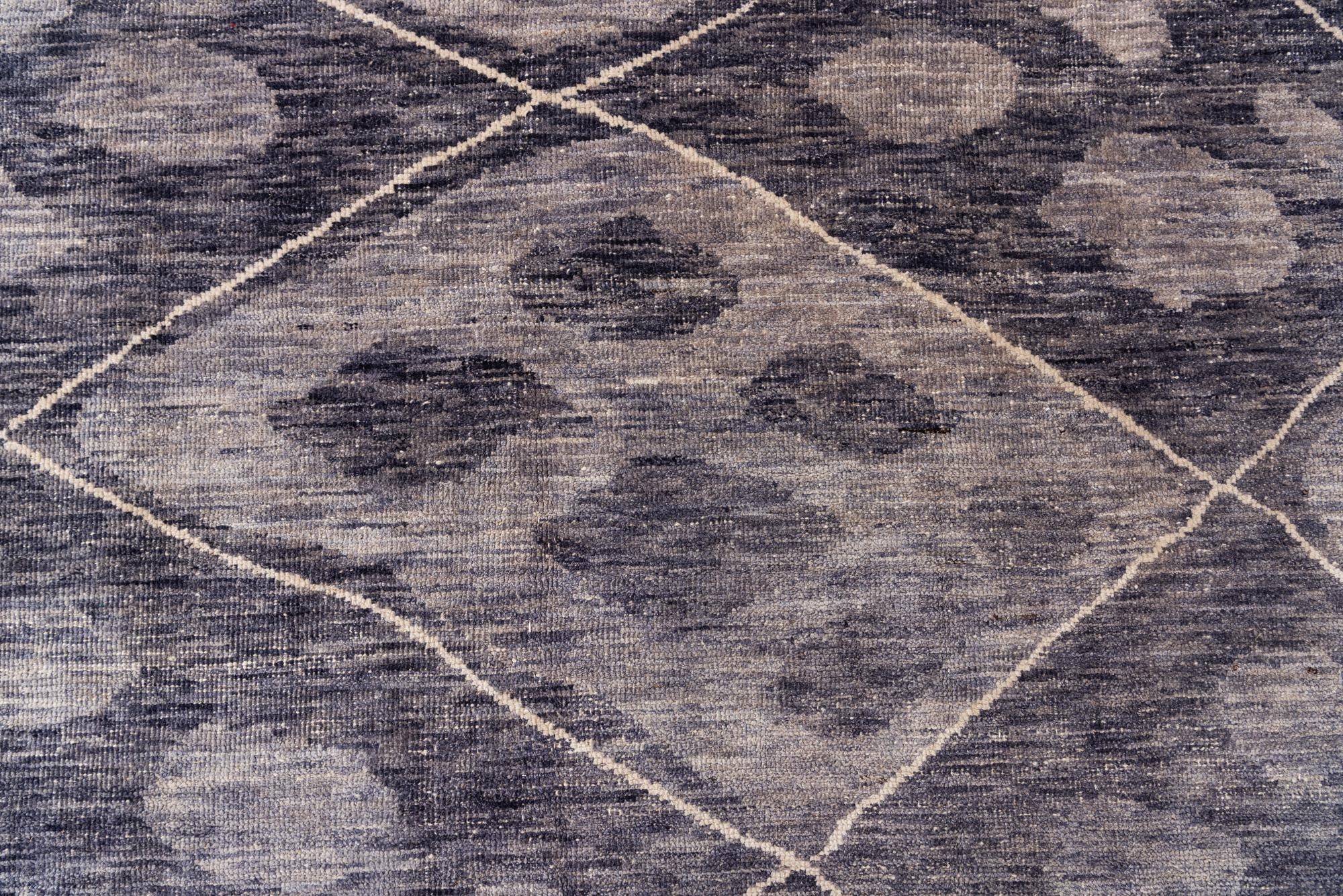 8' x 9' 10 Hand Knotted Moroccan Wool Rug