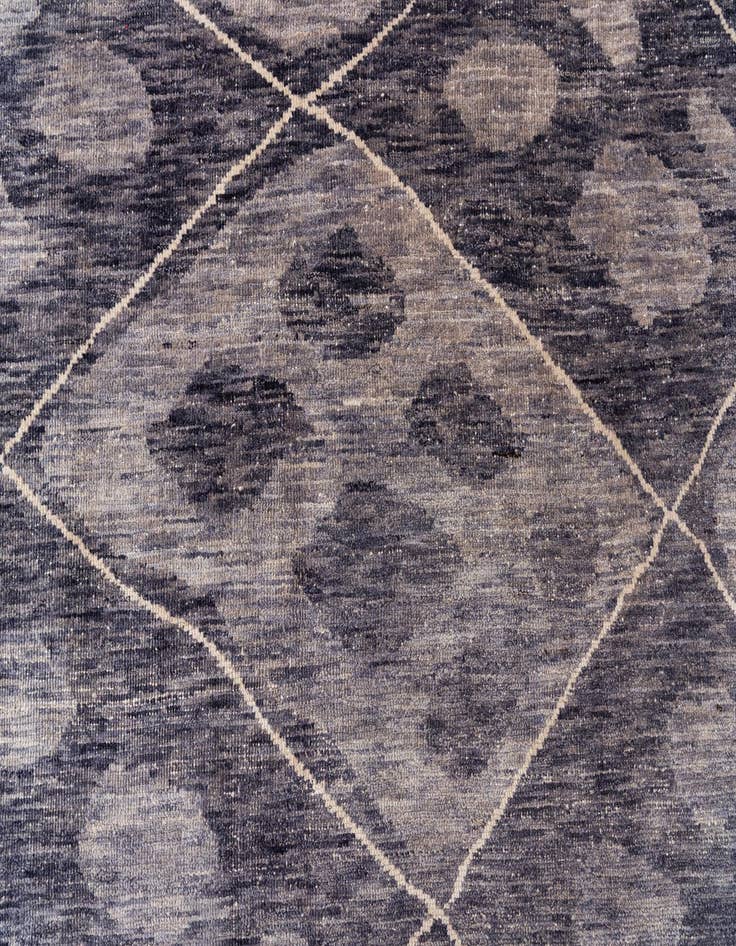 Detail image of 8' x 9' 10  Hand Knotted Moroccan Wool Rug