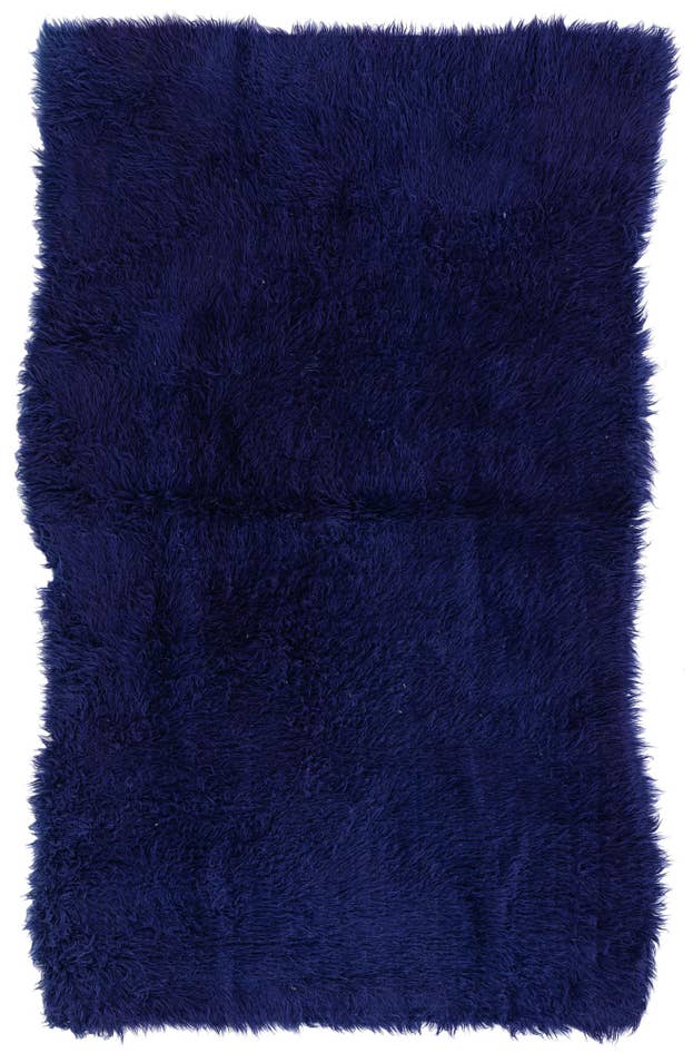 Detail image of 4' 6 x 7' 4 Hand Knotted Moroccan Wool Rug