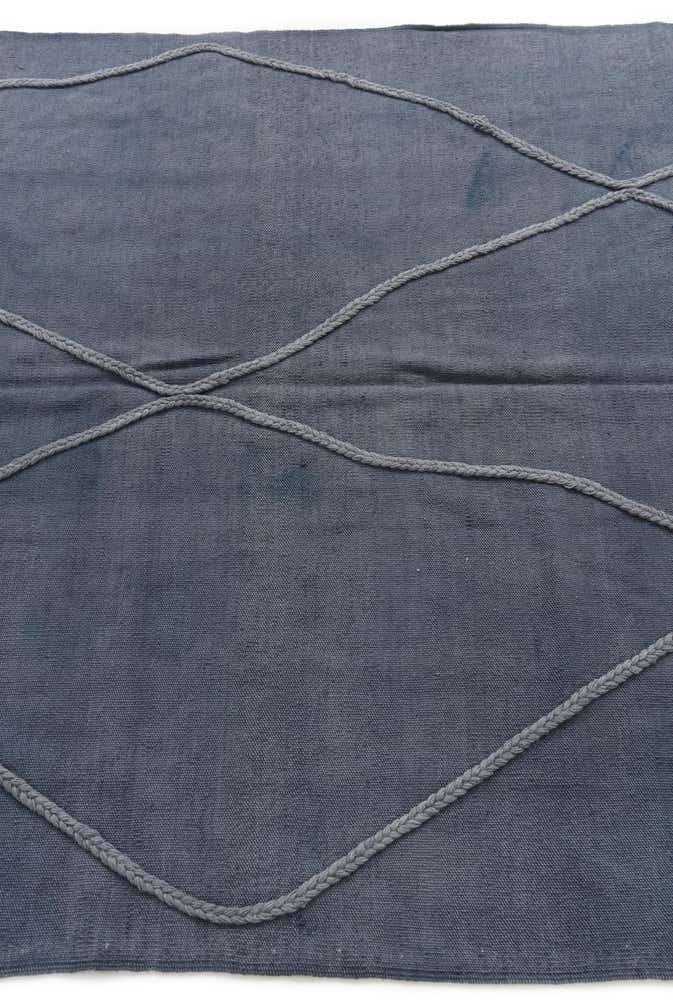 4' 7 x 6' 10 Hand Knotted Moroccan Wool Rug