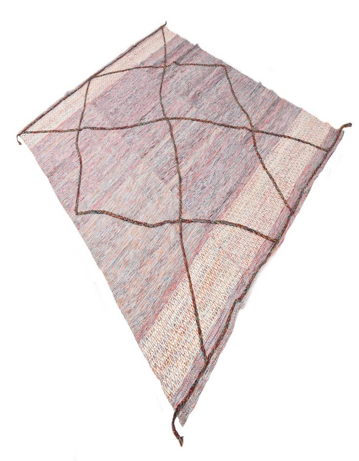 Detail image of 7' 7 x 9' 4  Hand Knotted Moroccan Wool Rug