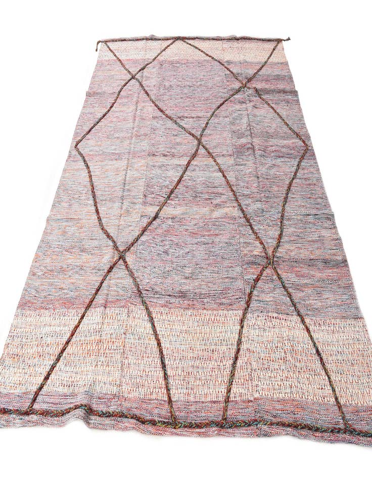 Detail image of 7' 7 x 9' 4  Hand Knotted Moroccan Wool Rug