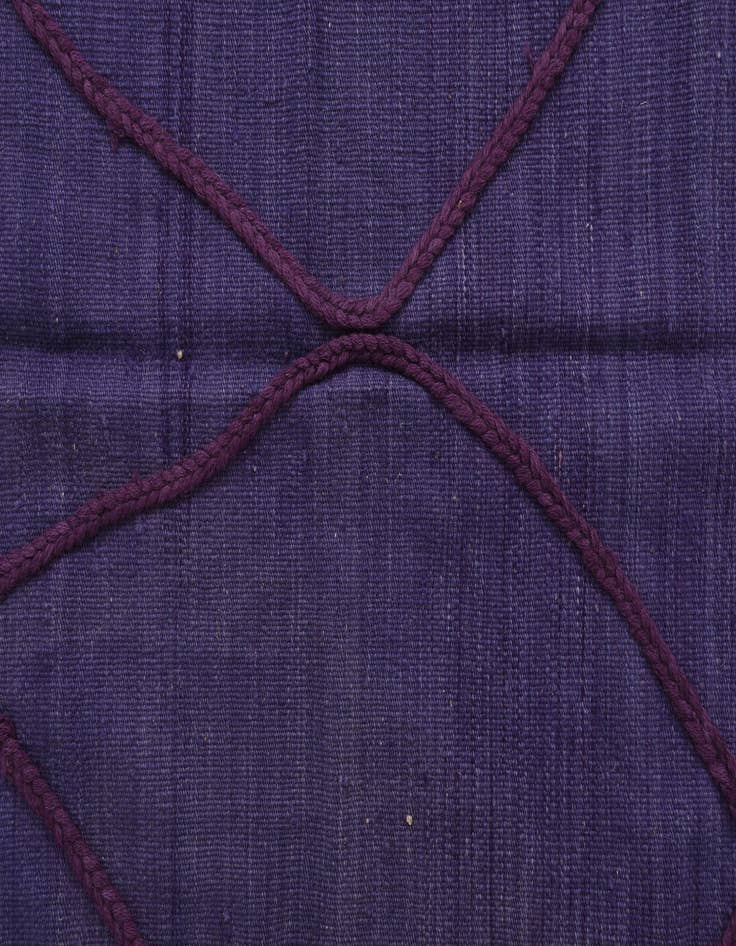 Detail image of 3' 5 x 5' Hand Knotted Moroccan Wool Rug