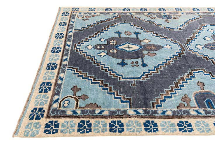 Detail image of 6' x 9' 3 Hand Knotted Moroccan Wool Rug
