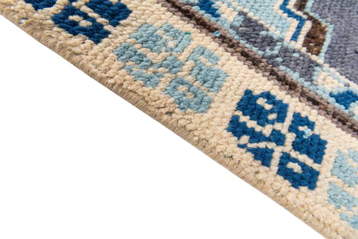 Detail image of 6' x 9' 3 Hand Knotted Moroccan Wool Rug