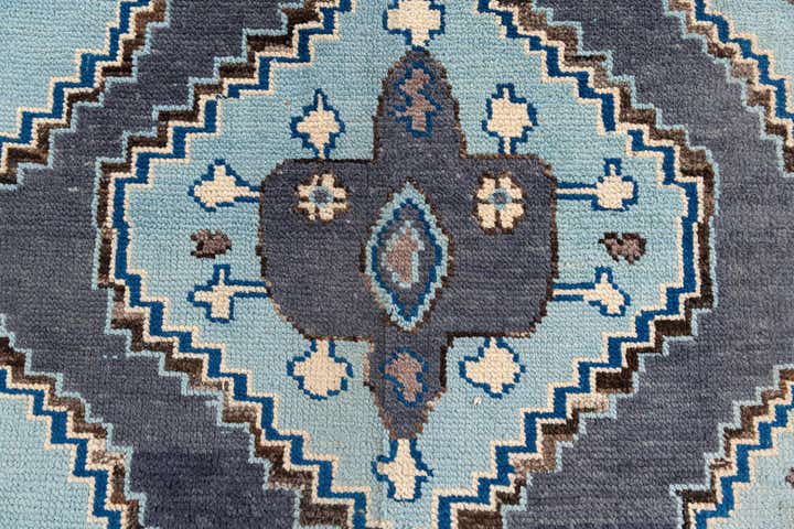 6' x 9' 3 Hand Knotted Moroccan Wool Rug