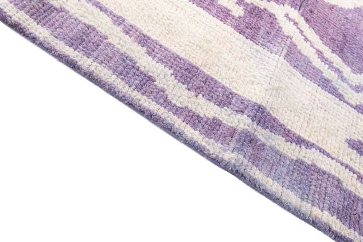 5' 10 x 9' 5 Hand Knotted Moroccan Wool Rug