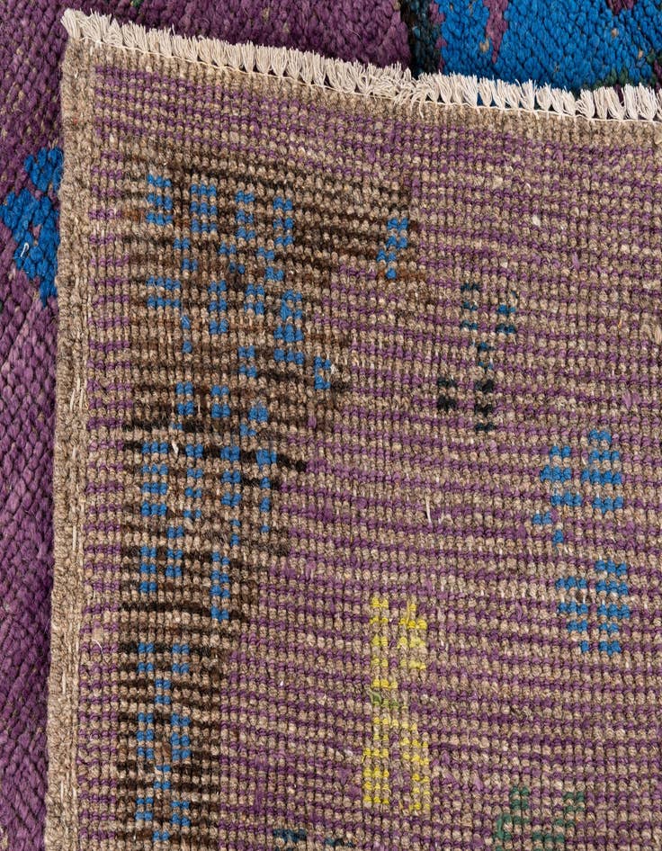 Detail image of 6' 7 x 9' 3  Hand Knotted Moroccan Wool Rug