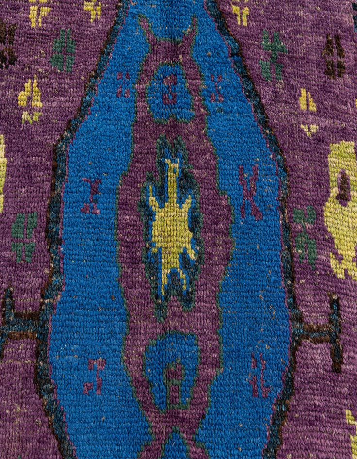 Detail image of 6' 7 x 9' 3  Hand Knotted Moroccan Wool Rug
