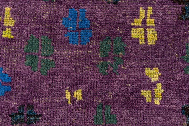 6' 7 x 9' 3 Hand Knotted Moroccan Wool Rug