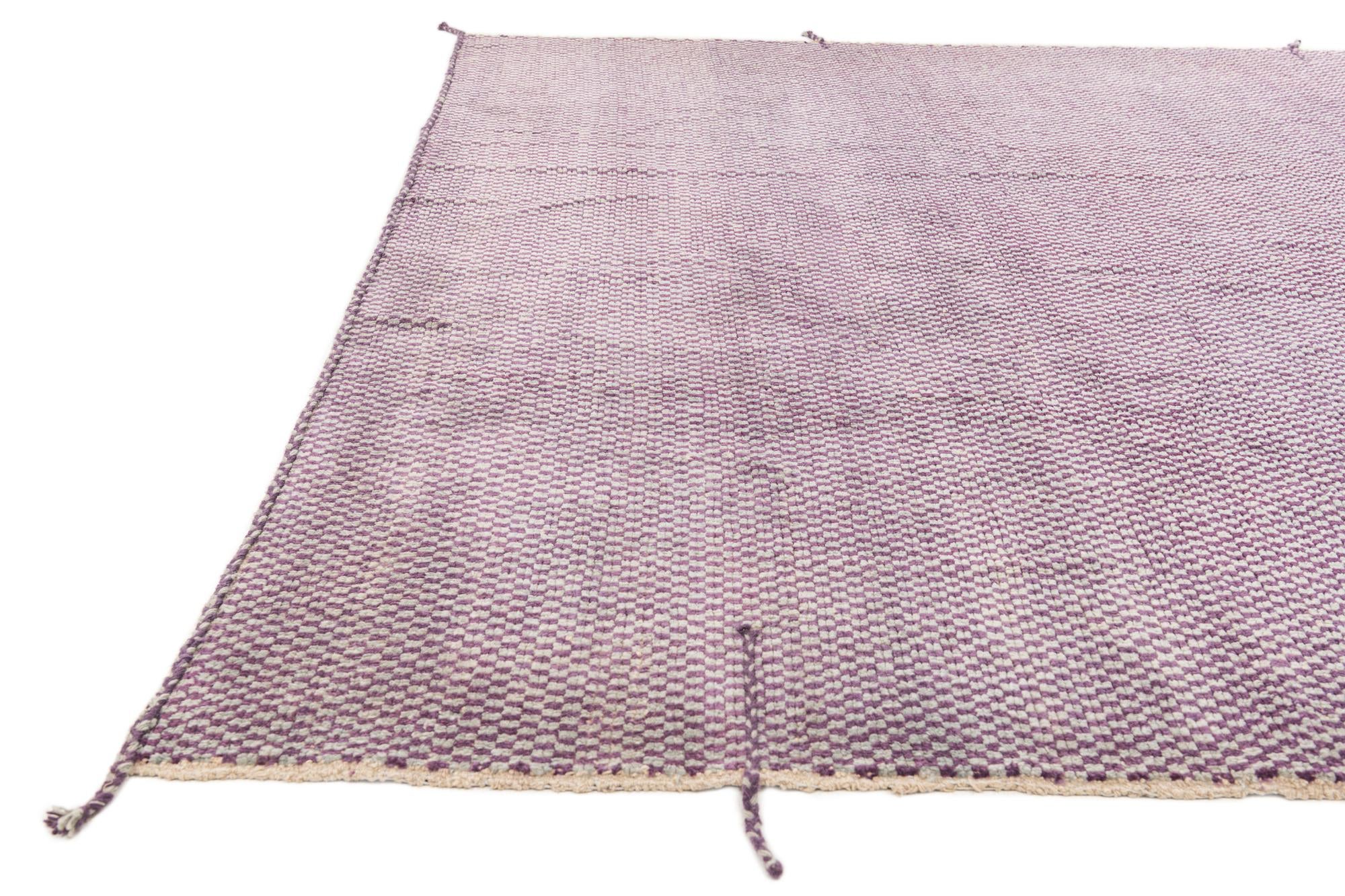 9' 6 x 11' 4 Hand Knotted Moroccan Wool Rug
