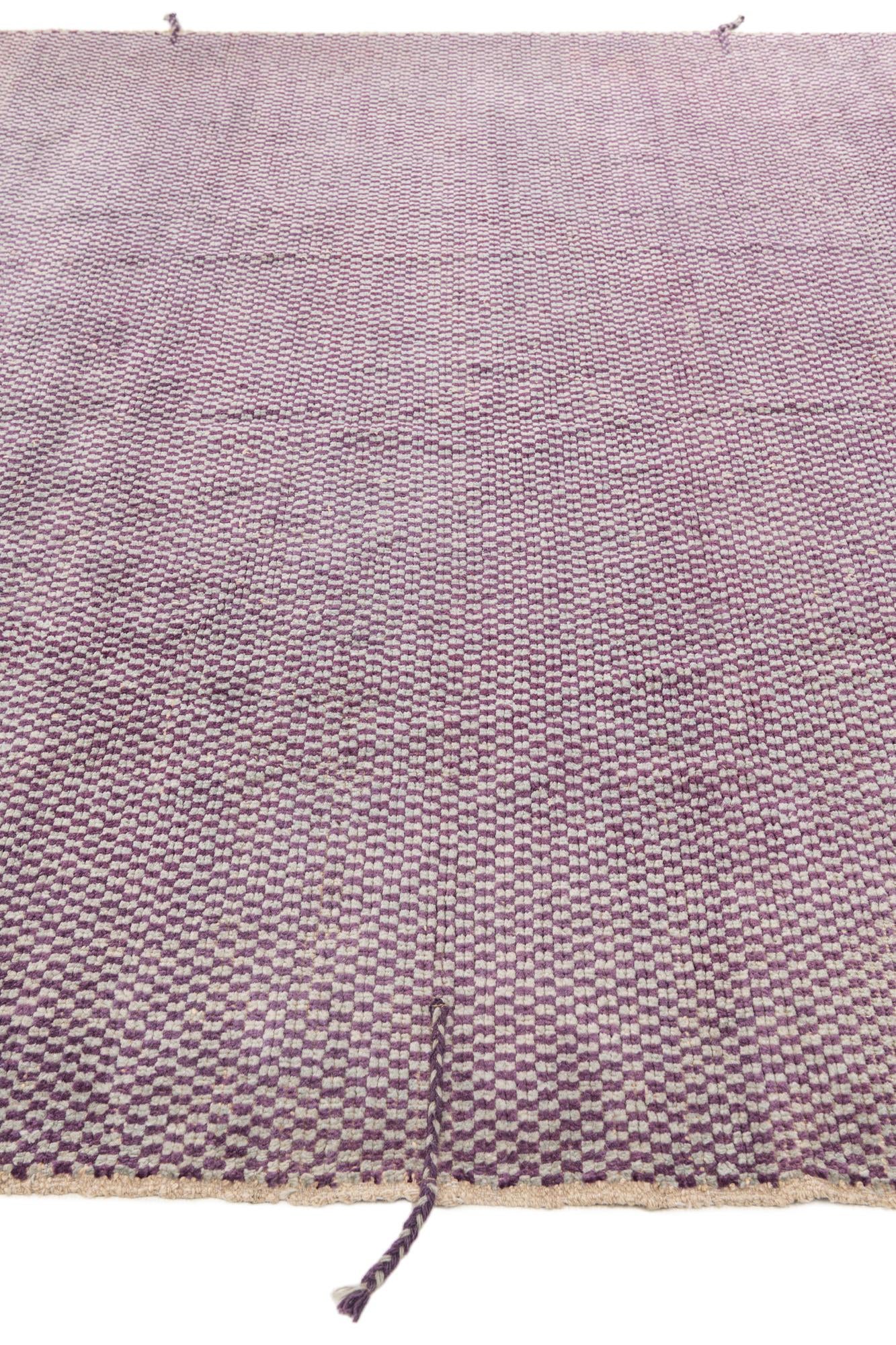 9' 6 x 11' 4 Hand Knotted Moroccan Wool Rug