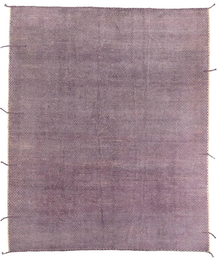 Detail image of 9' 6 x 11' 4 Hand Knotted Moroccan Wool Rug