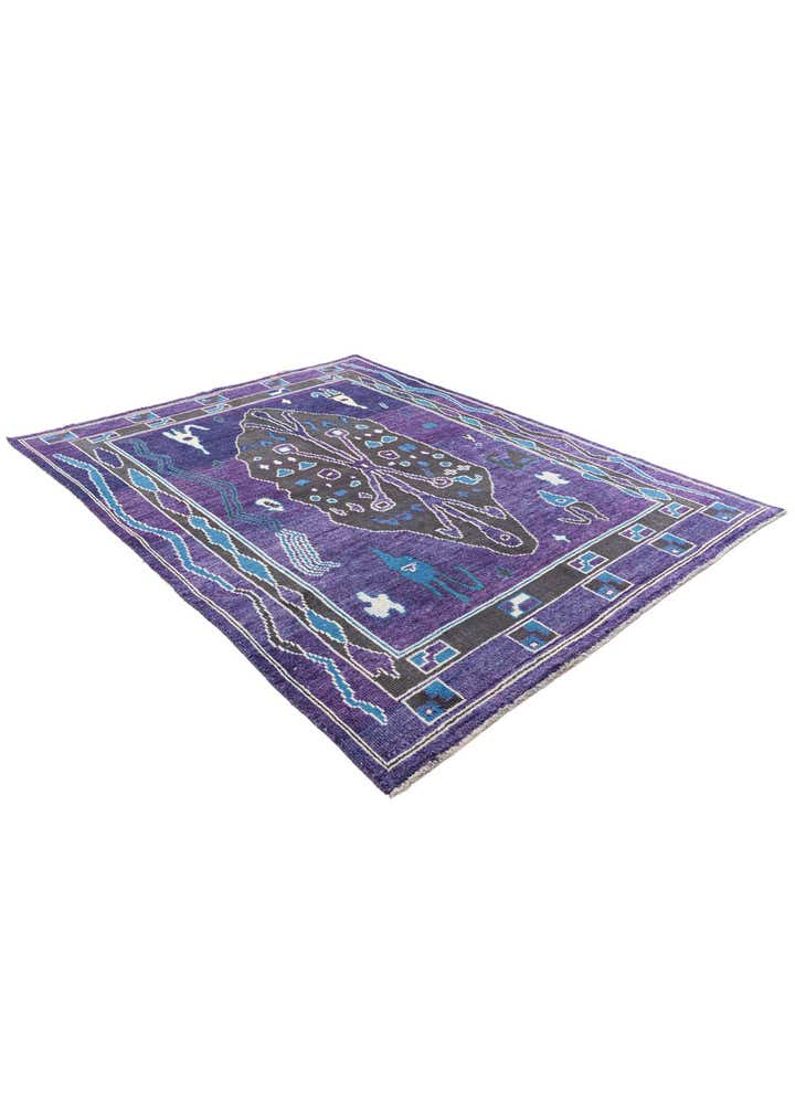 7' 10 x 10' 1 Hand Knotted Moroccan Wool Rug