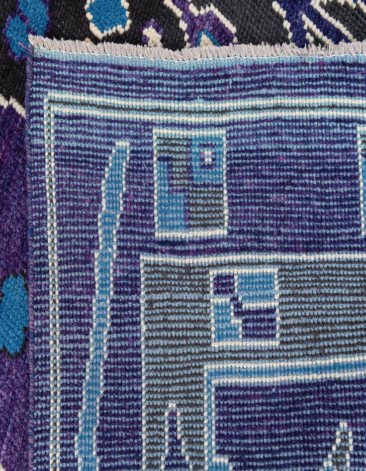 Detail image of 7' 10 x 10' 1  Hand Knotted Moroccan Wool Rug