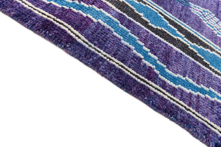 7' 10 x 10' 1 Hand Knotted Moroccan Wool Rug