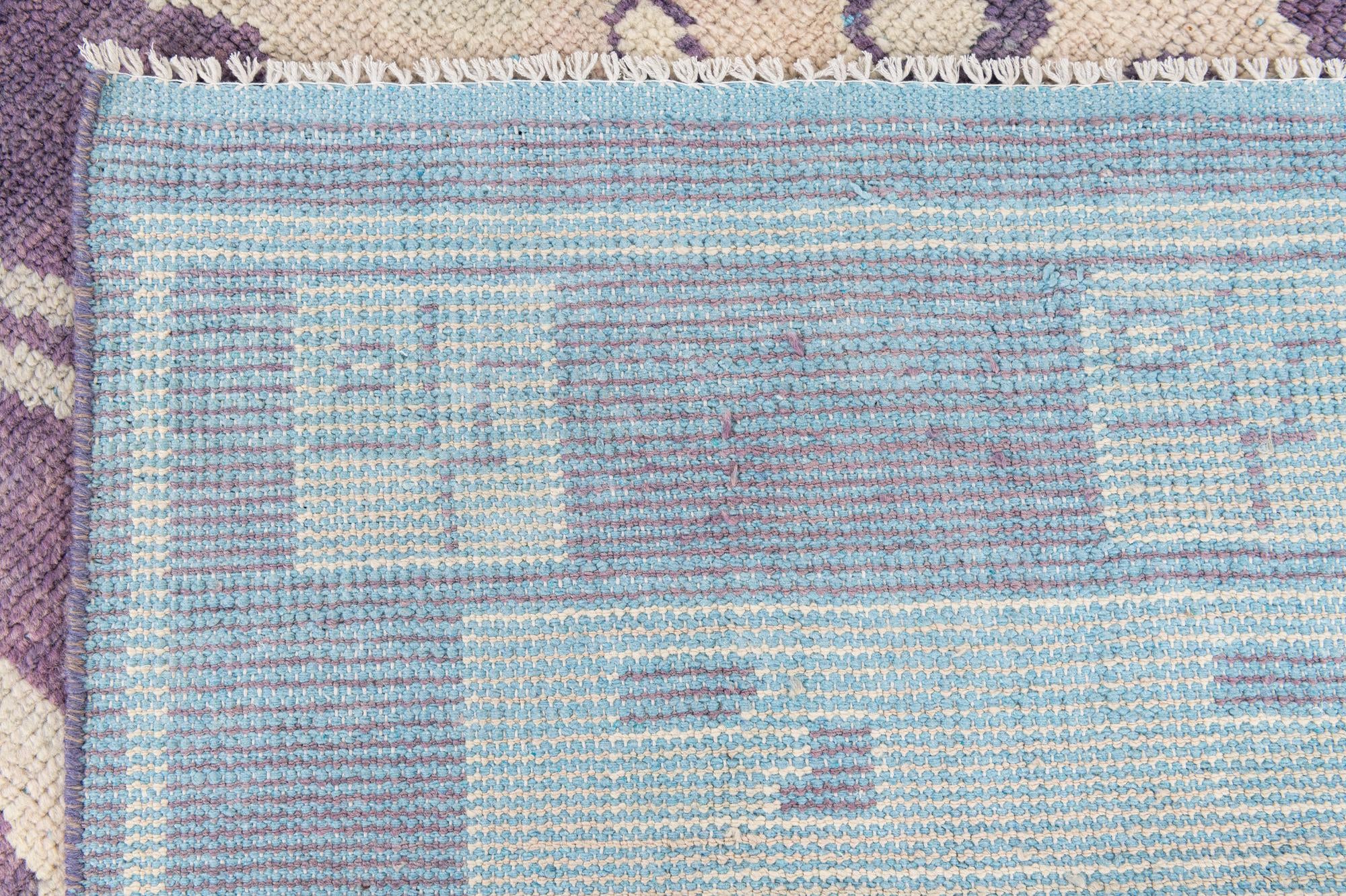 225cm x 305cm anudado a mano marroquí Alfombra Lana