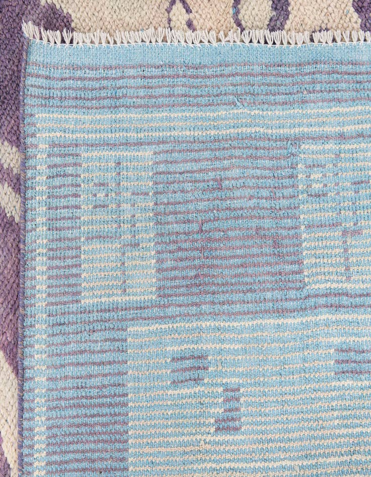 Detail image of 7' 5 x 10' 1  Hand Knotted Moroccan Wool Rug