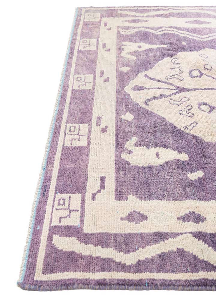 7' 5 x 10' 1 Hand Knotted Moroccan Wool Rug