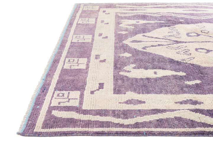 225cm x 305cm anudado a mano marroquí Alfombra Lana