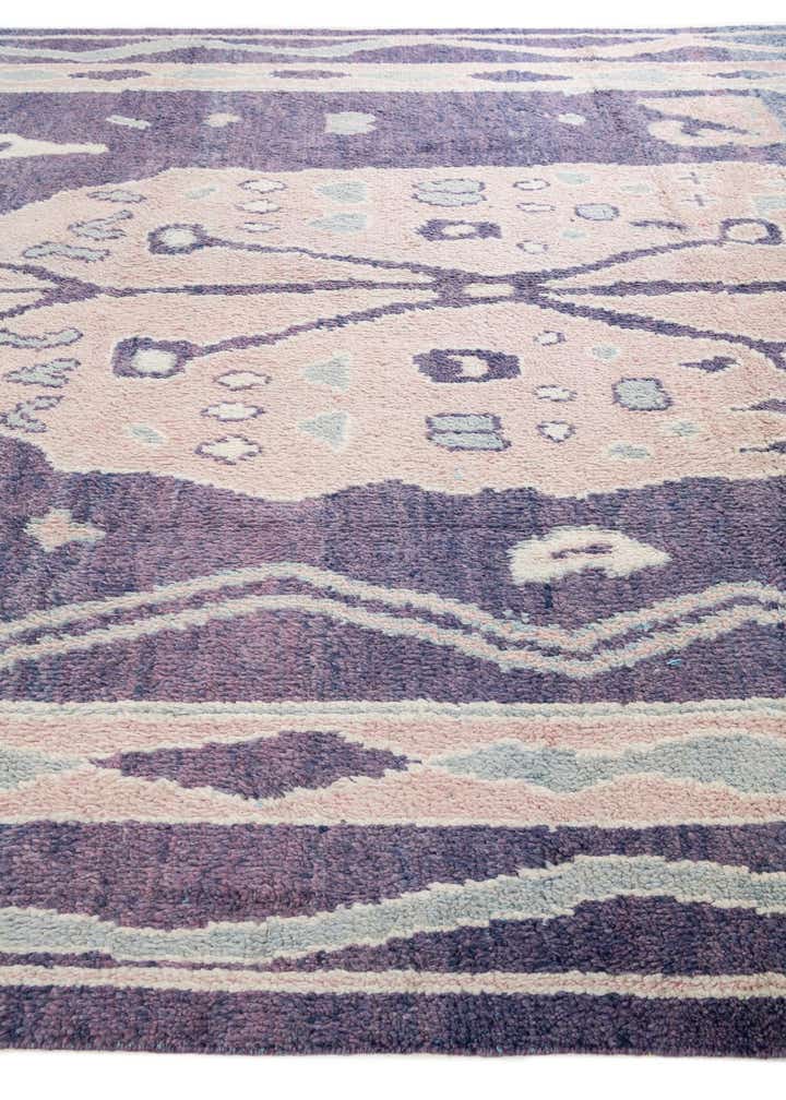 8' 5 x 12' 6 Hand Knotted Moroccan Wool Rug