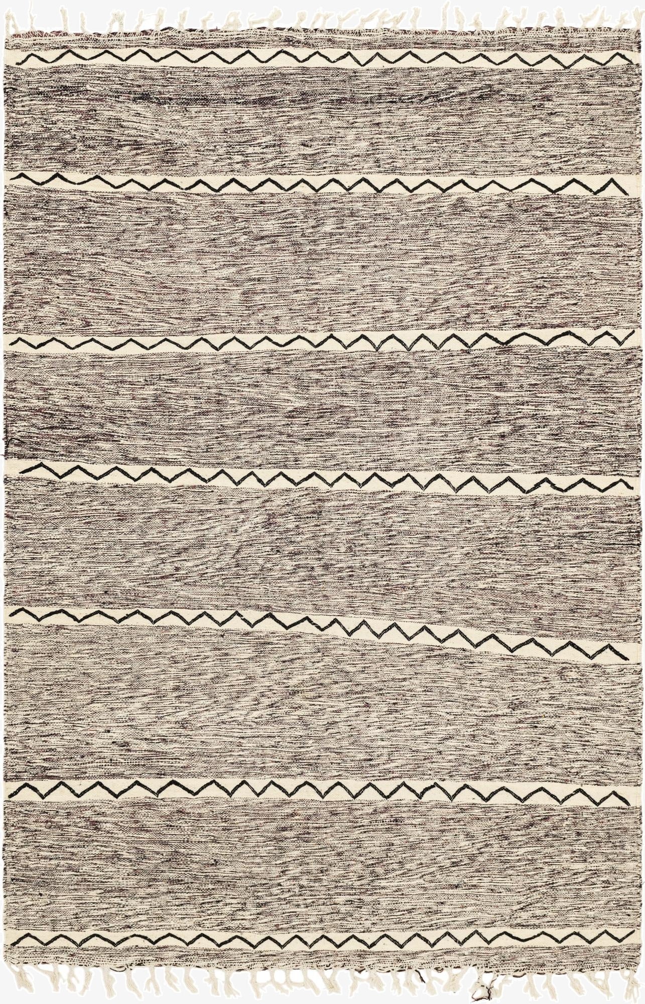 6' 11 x 10' 3  Hand Knotted Moroccan Wool Rug