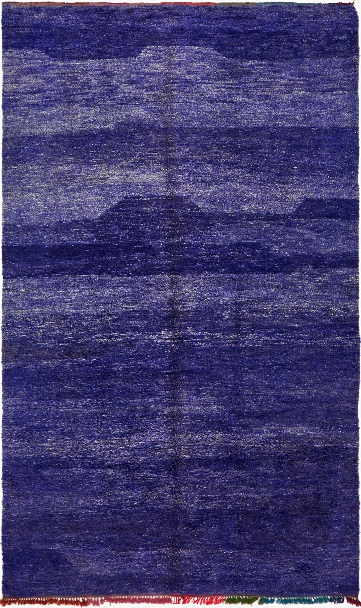 6' x 10' 8  Hand Knotted Moroccan Wool Rug