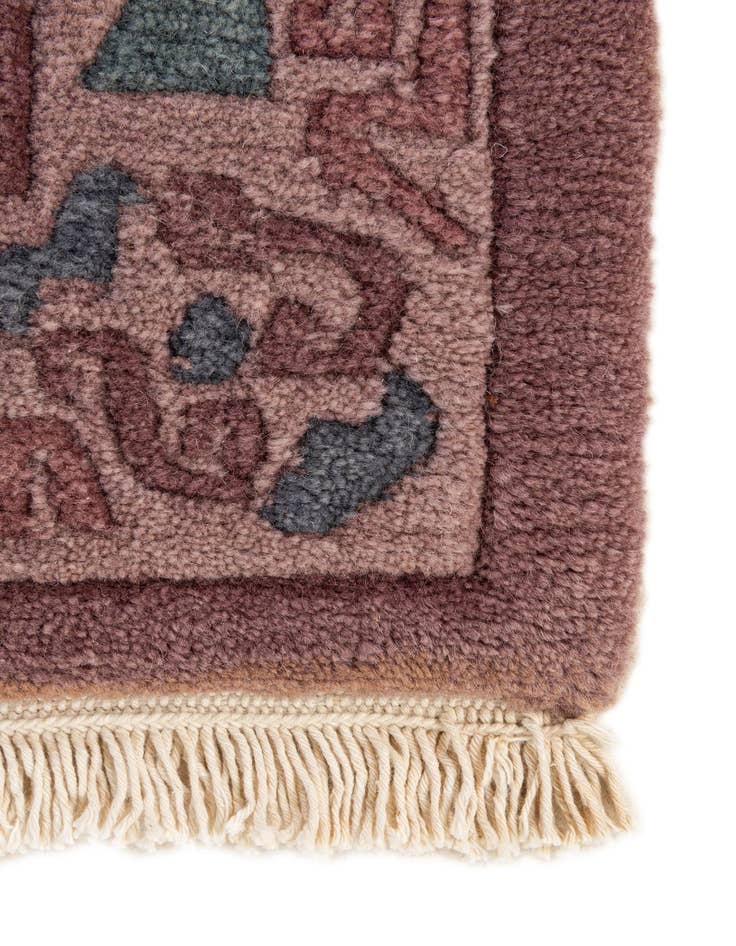 Detail image of 2' x 3'  Hand Knotted Nepal Wool Rug