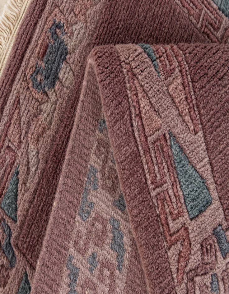 Detail image of 2' x 3'  Hand Knotted Nepal Wool Rug