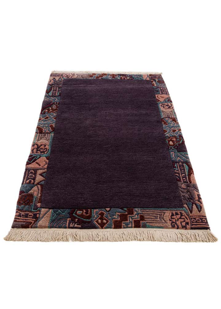 3' 2 x 5' 5 Hand Knotted Nepal Wool Rug