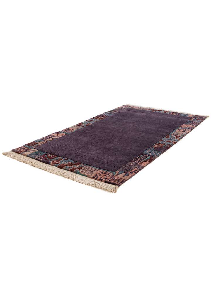 3' 2 x 5' 5 Hand Knotted Nepal Wool Rug
