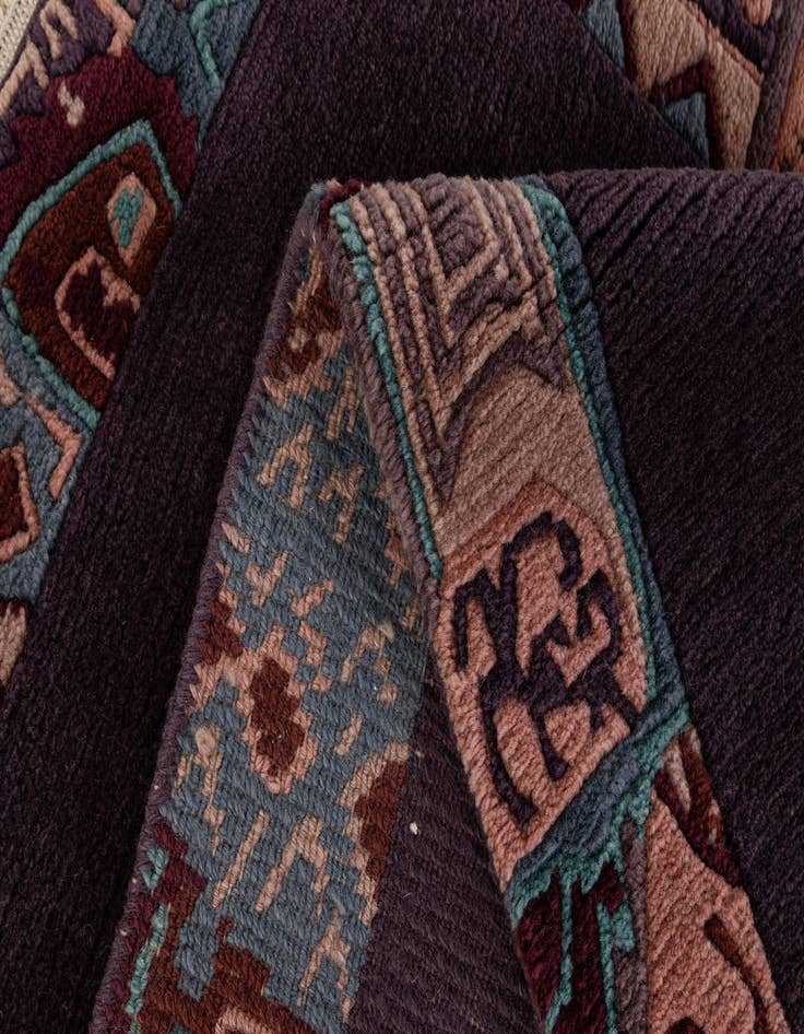 Detail image of 3' 2 x 5' 5  Hand Knotted Nepal Wool Rug