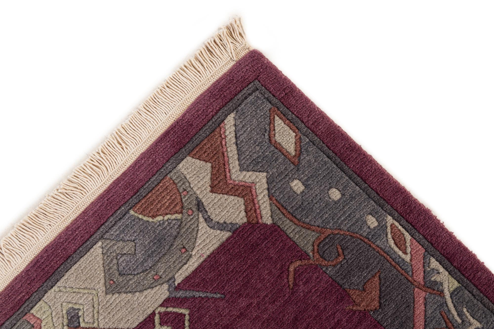 3' x 5' 6 Hand Knotted Nepal Wool Rug