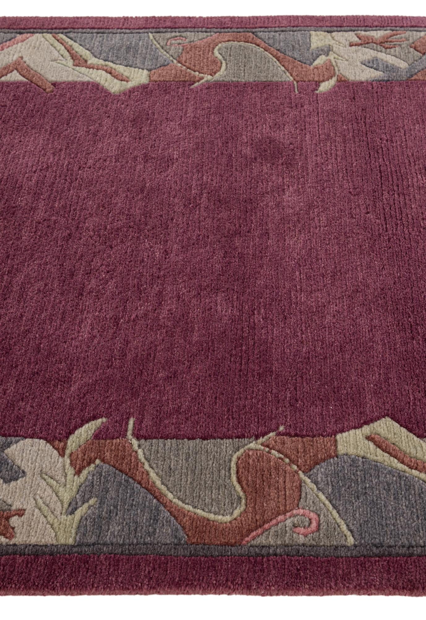 3' x 5' 6 Hand Knotted Nepal Wool Rug