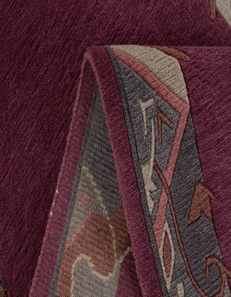 Detail image of 3' x 5' 6  Hand Knotted Nepal Wool Rug