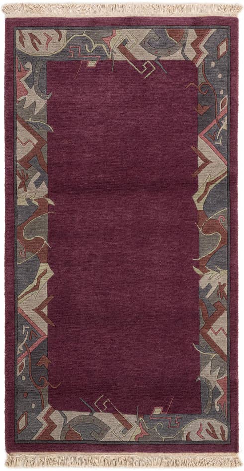 Detail image of 3' x 5' 6 Hand Knotted Nepal Wool Rug
