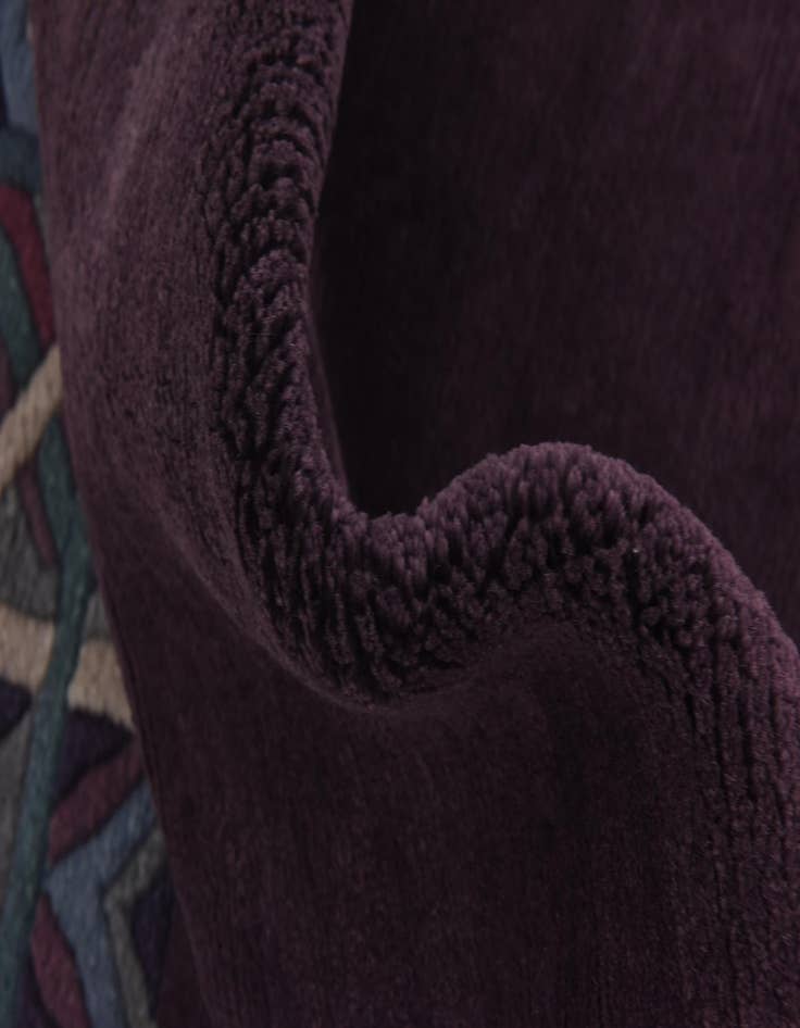 Detail image of 8' x 10' 4 Hand Knotted Nepal Wool Rug